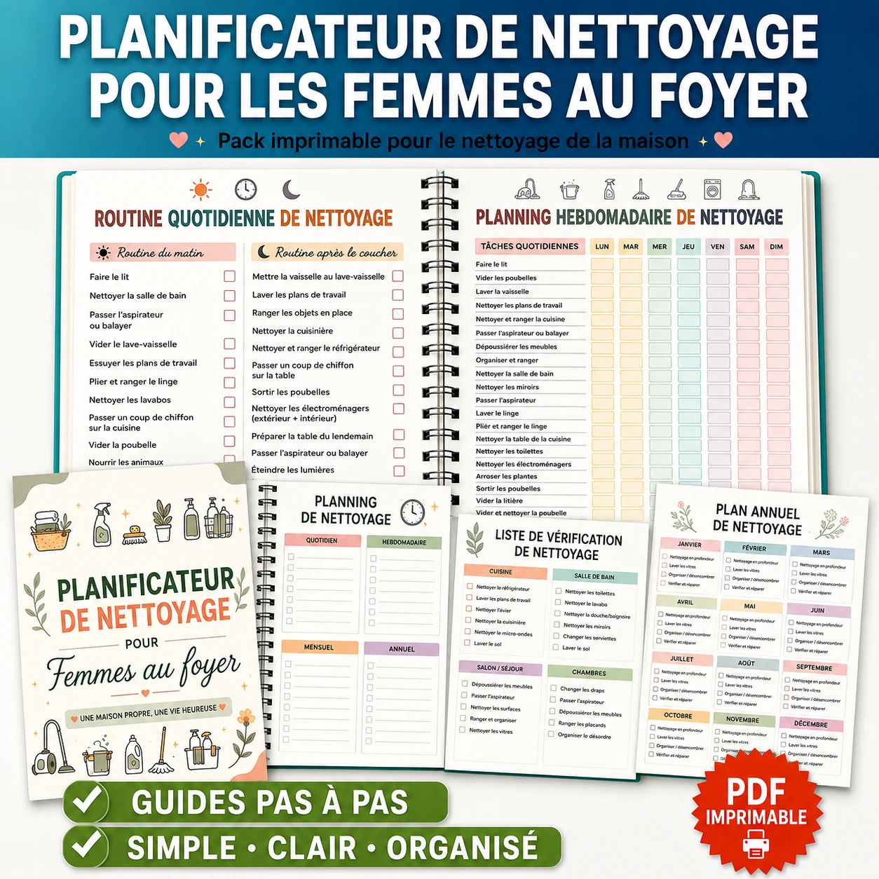 Étape par étape du Manuel Japonais de Nettoyage